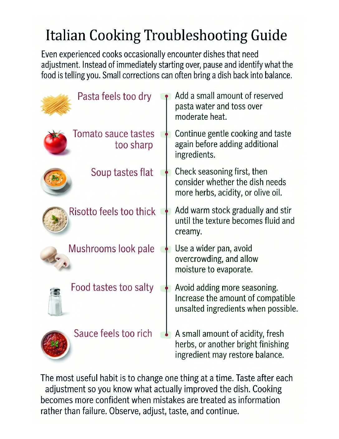 Italian Cooking: What Goes Wrong and How to Get It Right